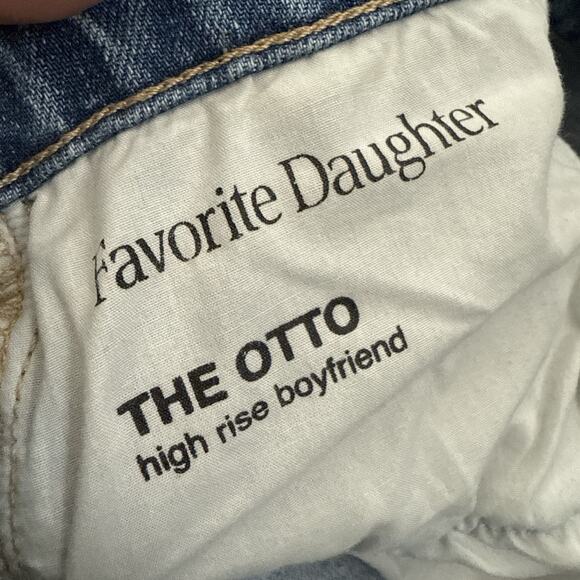 Favorite Daughter Jeans Women 30 Light Wash Otto High Rise Boyfriend Stretch - Picture 11 of 14